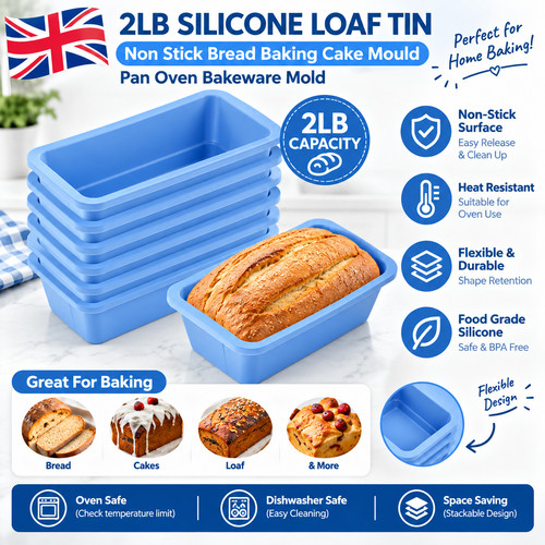 2lb silicone loaf tin non - loaf,