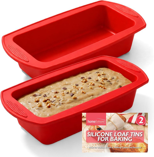 Sol 2pk silicone loaf tins - sol,