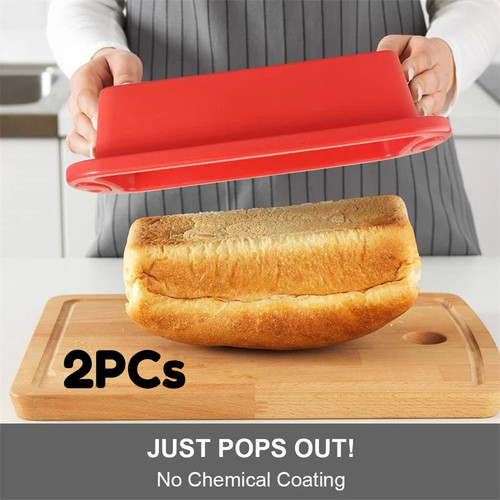 Silicone loaf tin non - silicone, stick