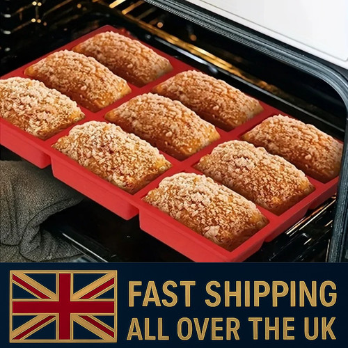 Silicone mini loaf pans 9 - pc,