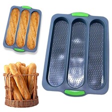 3Slot Baguette Pan Silicone