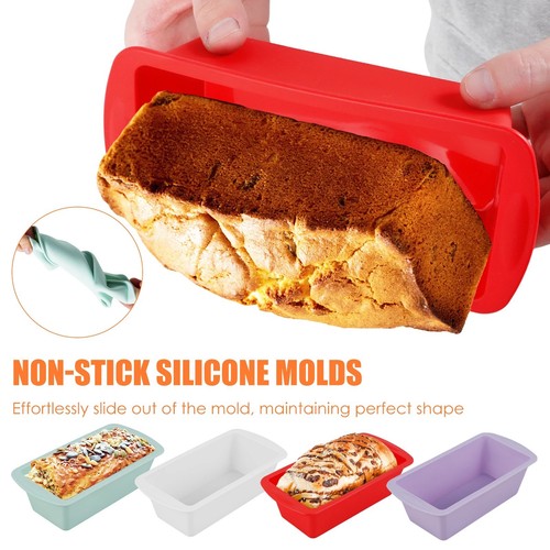 Silicone bread loaf cake - 4x,