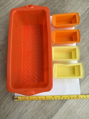 5pc silicone loaf pan - 5pc,