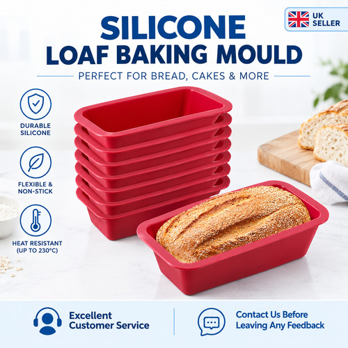 Silicone loaf tin non - loaf,