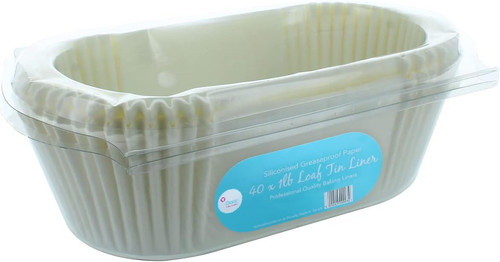 1lb loaf tin liners pack - 40,