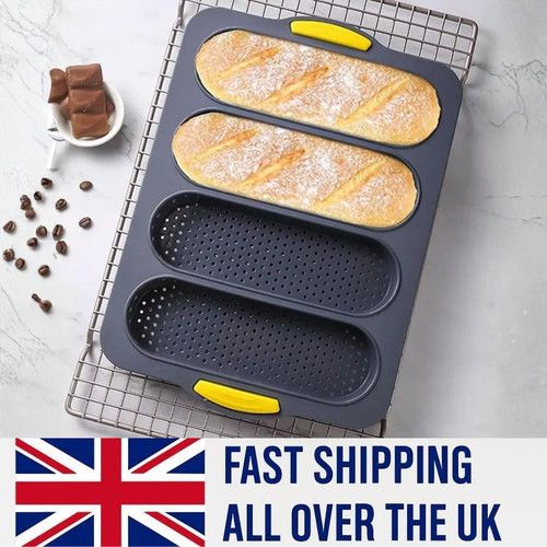 4slot baguette pan - 4slot, silicone