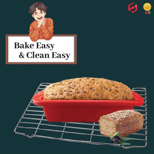 Silicone loaf mould tin - silicone,